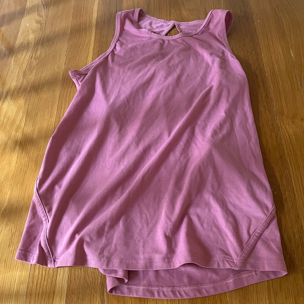 Athleta girl open back tank top